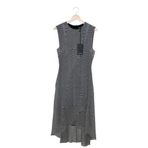 LIFEWITHBIRD Abstract Print Sleeveless‎ Midi Dress Size 4